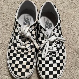 Vans Black and White Checkered Sneakers